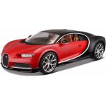 Modelauto Bugatti Chiron 1:18 rood
