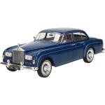 Modelauto/schaalmodel Rolls Royce Silver Cloud III - donkerblauw - schaal 1:18/30 x 10 x 9 cm