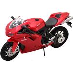 Modelmotorfiets Ducati 1198, rood, model schaal 1:12 (gesorteerde kleuren)