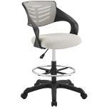 Modway Thrive Mesh Drafting Chair modern Drafting Chair grijs
