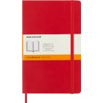 Moleskine - Klassiek Ruled Paper Notebook - Soft Cover en Elastische Sluiting Journal - Kleur Scarlet Red - Formaat Large 13 x 21 A5 - 192 pagina's