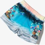 Blauwe Polyester Molo All over print Kinder zwembroeken met print  in maat 92 in de Sale voor Jongens 