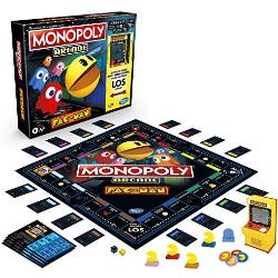 Monopoly Arcade Pac-Man, Monopoly bordspel voor kinderen vanaf 8 jaar, inclusief bank- en arcadeautomaat