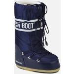Klassieke Blauwe Jersey Waterdicht Moon Boot Crêpe Snowboots  in 39 met Vetersluitingen voor Dames 