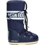 Blauwe Nylon Waterafstotend Moon Boot Snowboots  in maat 35 voor Dames 