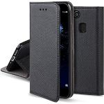 Klassieke Zwarte Siliconen Huawei P10 Plus hoesjes type: Flip Case 