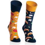 More Kleurrijke grappige sokken met motief voor heren en dames - grappige, veelkleurige, gekke uniseks sokken - Crazy Pattern sokken - 1 paar, marine/pizza, 43-46 EU