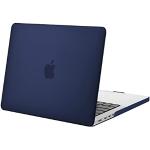 Marine-blauwe Kunststof 14 inch Macbook laptophoezen 