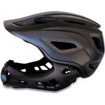 Zwarte Crazy Safety Full face helmen 56 cm met motief van Fiets voor Meisjes 