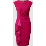 Roze Polyester Paradi Mouwloze jurken Ronde hals voor Dames 