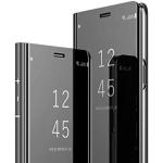 Zwarte Samsung Galaxy A6 hoesjes 2018 type: Flip Case 