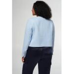 Lichtblauwe Tweed MS Mode Damesjassen  in maat 3XL in de Sale 