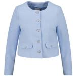 Lichtblauwe Tweed MS Mode Damesjassen  in maat 5XL in de Sale 