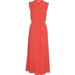 Rode Moss Copenhagen Mouwloze jurken Ronde hals  in maat XL Maxi voor Dames 
