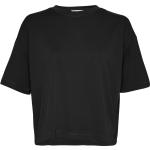 Casual Zwarte Moss Copenhagen T-shirts met ronde hals Ronde hals  in maat XL voor Dames 