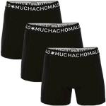 Muchachomalo boxershort Solid (set van 3) zwart