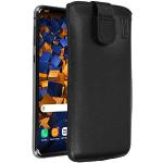 Zwarte Leren mumbi Samsung Galaxy S10 Hoesjes type: Wallet Case 