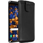 Zwarte Leren mumbi Samsung Galaxy S9 Hoesjes type: Wallet Case 