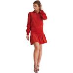 Casual Rode Corduroy Na-kd Mini jurken  in maat XS met Lange mouwen Mini voor Dames 