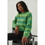 Groene Acryl Na-kd Gebreide Ronde-hals truien  in maat XL voor Dames 