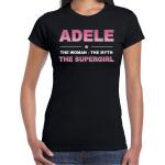 Naam Adele The women, The myth the supergirl shirt zwart cadeau shirt