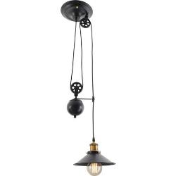 näve Hanglamp Cottage Hoogte verstelbaar van 110 - 165 cm, 1 hanglamp