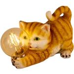 Näve Katje met lichtbal op zonne-energie