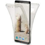 Grijze Siliconen Samsung Galaxy Note 8 Hoesjes type: Full Body Hoesje 