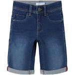 Blauwe Name It Kinder jeans shorts  in maat 134 voor Jongens 