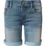 Lichtblauwe Name It Kinder jeans shorts  in maat 104 in de Sale voor Jongens 