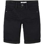 Zwarte Polyester Name It Kinder jeans shorts  in maat 128 voor Jongens 