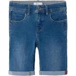 Blauwe Name It Kinder jeans shorts  in maat 110 voor Jongens 