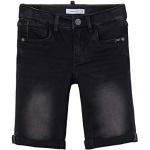 Zwarte Name It Geweven Kinder jeans shorts  in maat 146 voor Jongens 