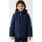 Donkerblauwe Polyester Name It Gewatteerde Lange kinder winterjassen  in maat 122 Sustainable voor Jongens 
