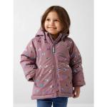 Oudroze Polyester Name It Gewatteerde Lange kinder winterjassen  in maat 86 Sustainable voor Meisjes 