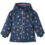 Donkerblauwe Polyester Name It Gewatteerde Lange kinder winterjassen  in maat 104 Sustainable voor Meisjes 