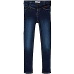 Donkerblauwe Name It Kinder skinny jeans  in maat 158 Bio voor Meisjes 