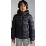 Zwarte Polyamide NAPAPIJRI Gewatteerde Lange kinder winterjassen  in maat 152 in de Sale voor Jongens 