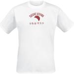 Witte Naruto Effen T-shirts Ronde hals  in maat L voor Heren 