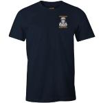 Marine-blauwe Naruto T-shirts  in maat S voor Heren 