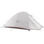 Naturehike Cloud-Up 2 Ultralichte Tent Backpacken Tent voor 2 Personen Wandelen Kamperen Outdoor (20D Grijs Standaard)