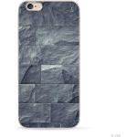 Natuursteen hoesje grijs-blauw iPhone 6 6s Silicone cover Stone case