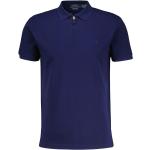 Marine-blauwe Stretch Ralph Lauren Polo Poloshirts slim fit  in maat XXL voor Heren 