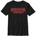 Netflix Stranger Things T-shirt voor kinderen, zwart, L, zwart, One size