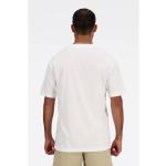 Witte Badstoffen New Balance T-shirts  in maat XL voor Heren 