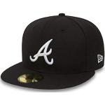 New Era Atlanta Braves Mlb Basic Cap Black/White - 7 1/4-58cm