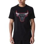 New Era Chicago Bulls Black NBA Outline Logo T- Shirt - M