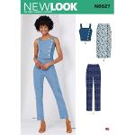 New look naaipatroon N6627 Misses' Top, Rok en Broek, Papier, Wit, VARIOUS