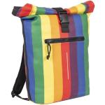 New-Rebels® Mart - Roll-Top - Backpack - Waterafstotend - Regenboog- Large II - Rugtas - Rugzak
