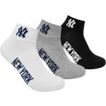 Grijze Polyamide New York Yankees Enkelsokken  in maat S voor Dames 